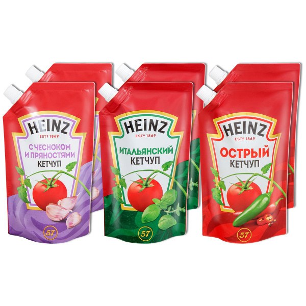 Heinz Кетчуп в ассортименте 320 гр