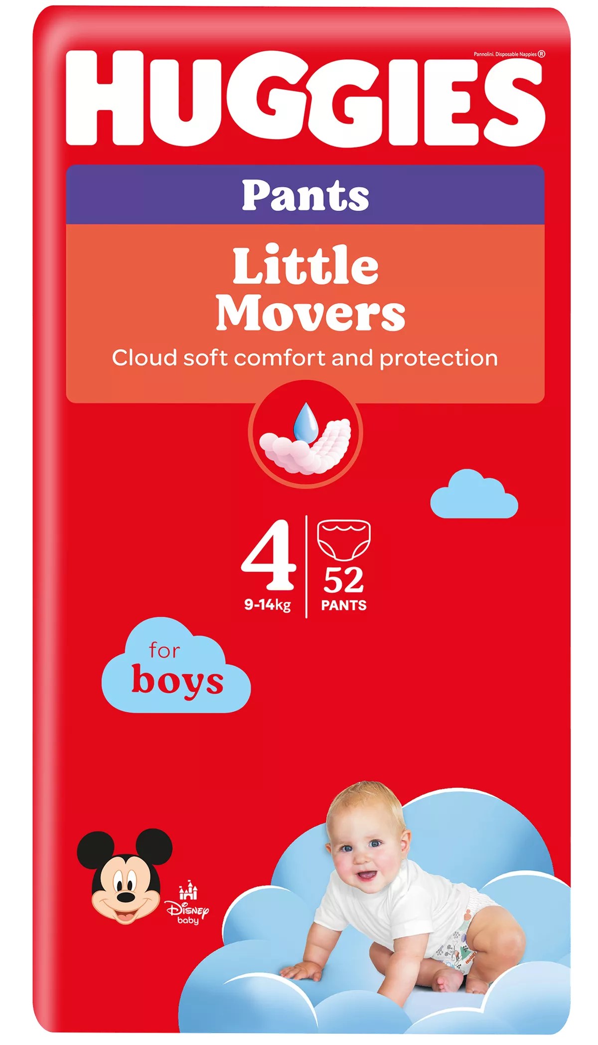 Huggies Pants Mega 4 (Boy & Girl) 52шт