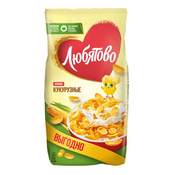 Любятово готовый завтрак 600гр