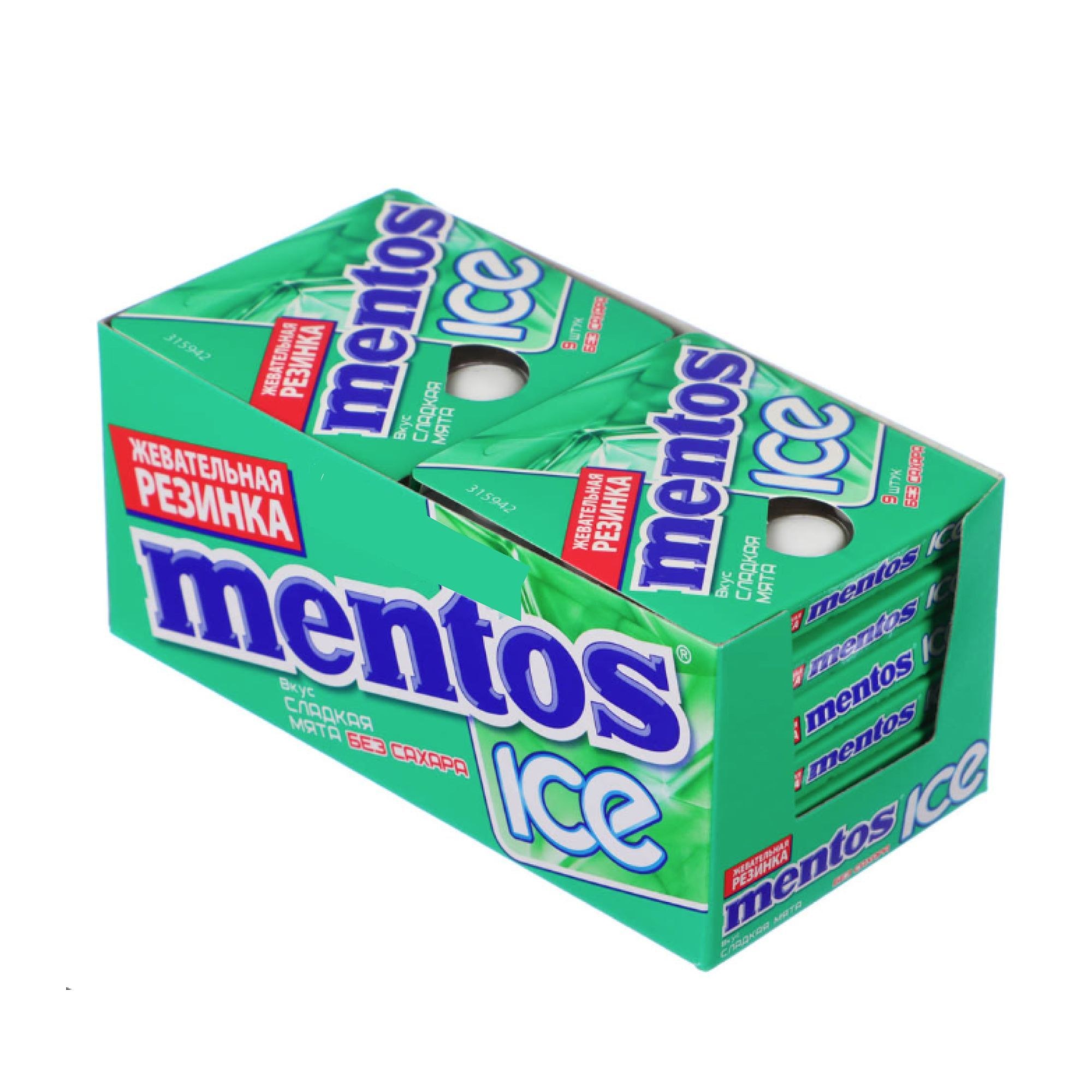 Mentos Ice Жев. Резинка в ассор. 12,9 гр