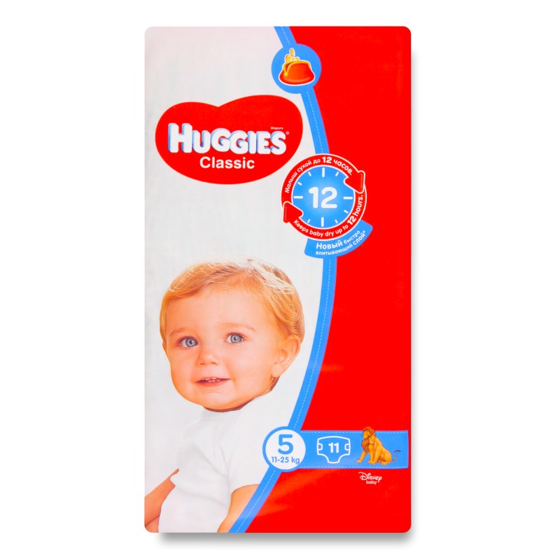 Huggies 5 Classic Подгузники 11шт