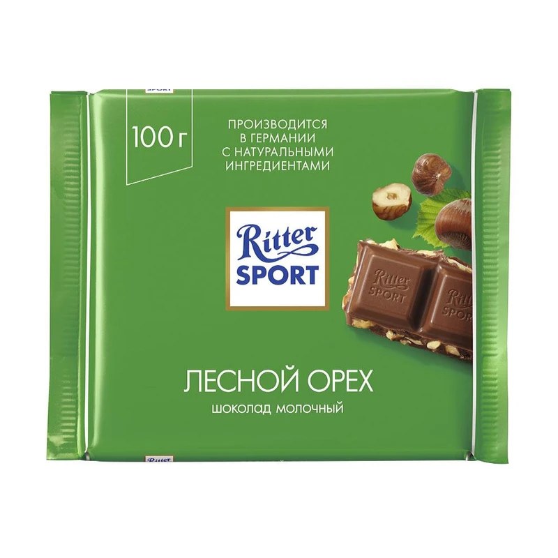 Ritter Sport Шоко. плитки в ассор. 100 гр