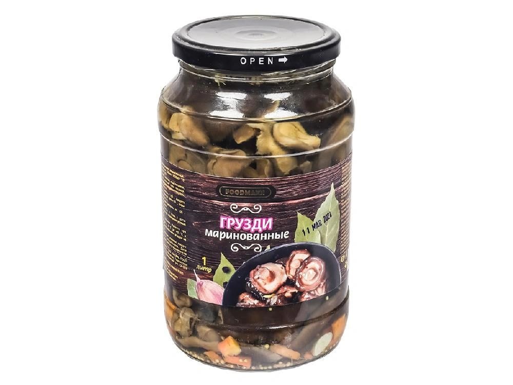 FoodMaxx Грузди маринованные 1л