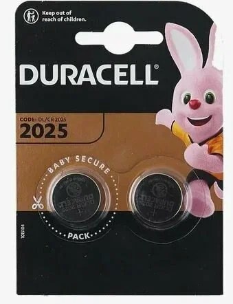Duracell Батарейки монетки 2016/2025 1шт