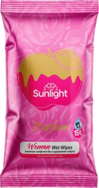 Sunlight Woman Влажные Салфетки 15шт