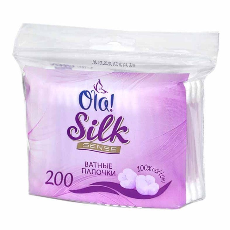 Ola Silk Sense ват. палочки 200шт цилиндр