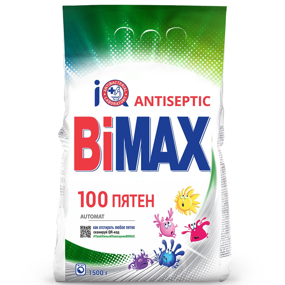 Bimax стиральный порошок в ассор 1.5кг
