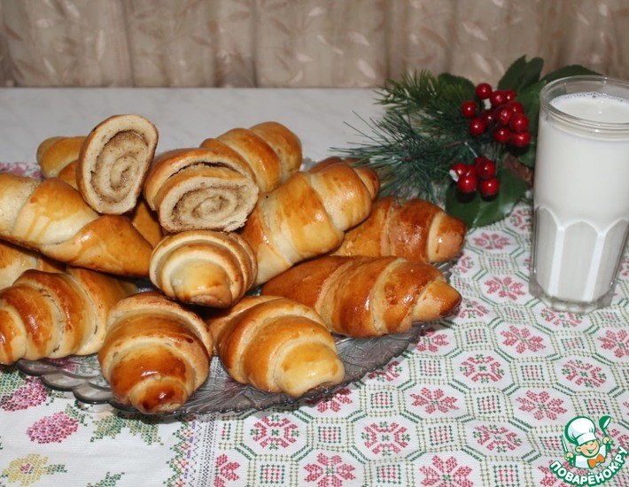 Бонет булочки с орехом