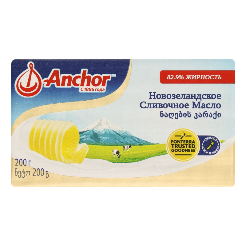 Anchor Сливочное Масло 200гр