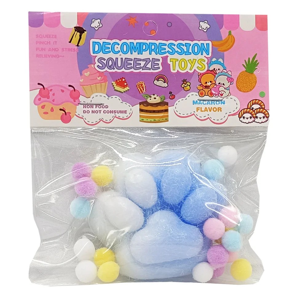 Squeeze Toys Лапки и бабочки средние