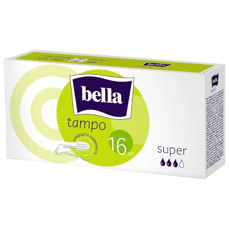 Тампоны Bella Tampo Super 16 в ассор.