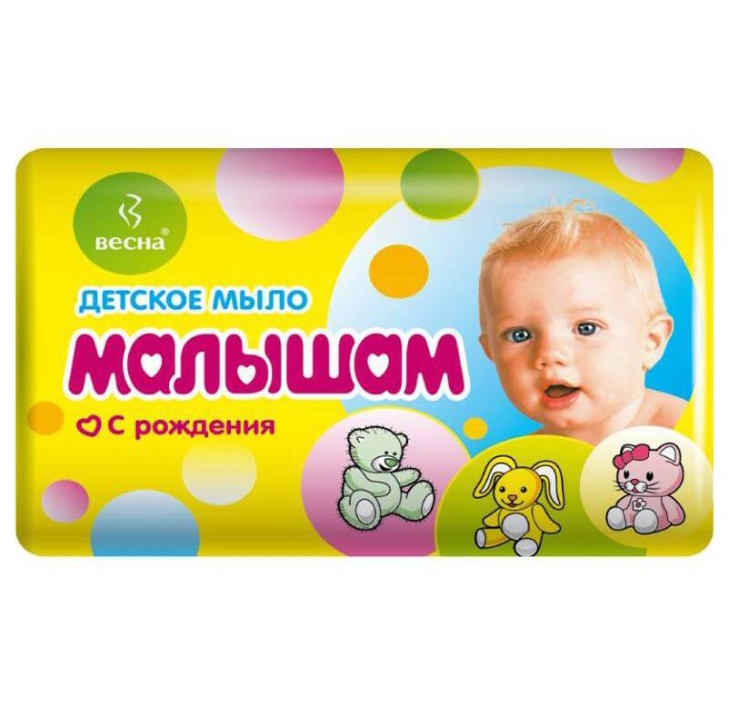 Весна Малышам дет. мыло в ассор. 90гр