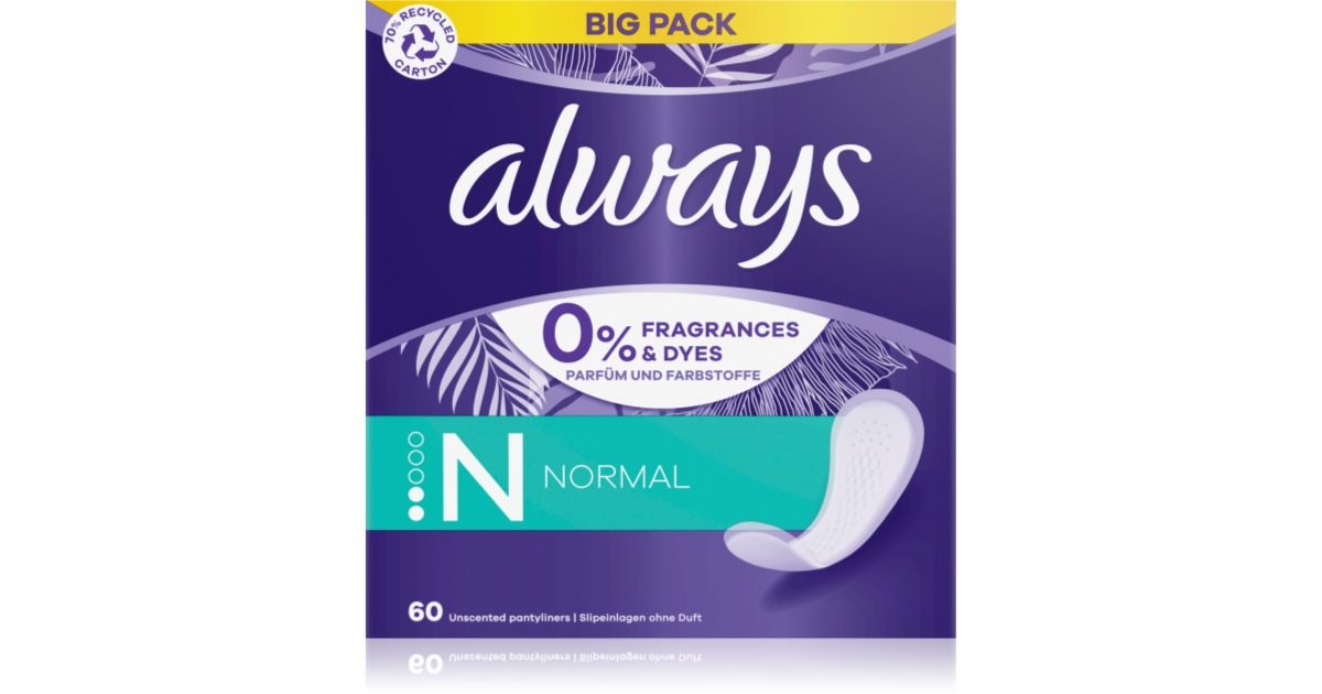 Always прокладки Daily Fresh Normal 54шт