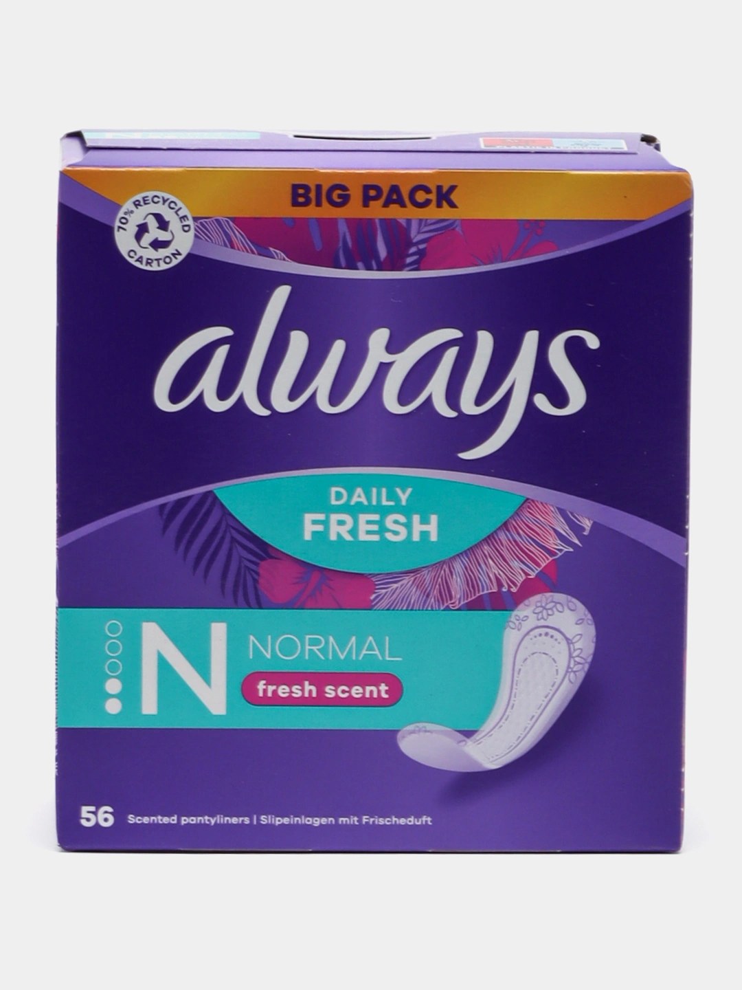 Always Прокладки Daily Fresh Normal 56шт