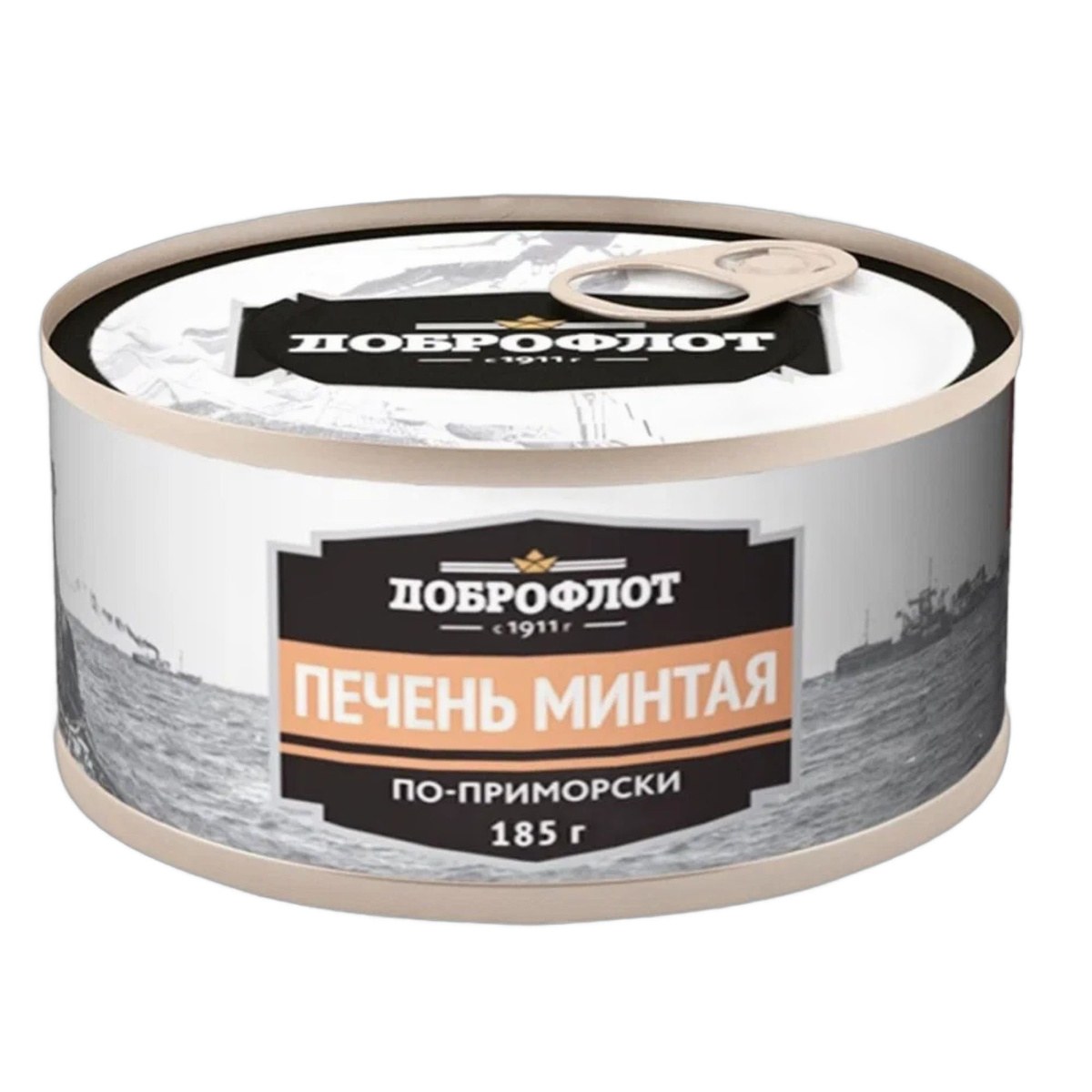 Доброфлот Печень Минтая по-приморский 185гр