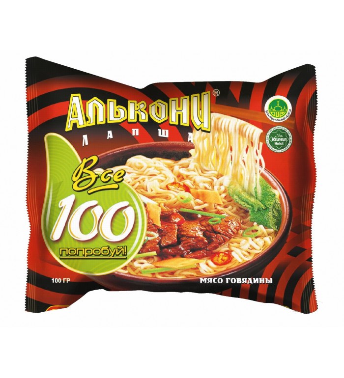 Алькони Лапша БП 100гр