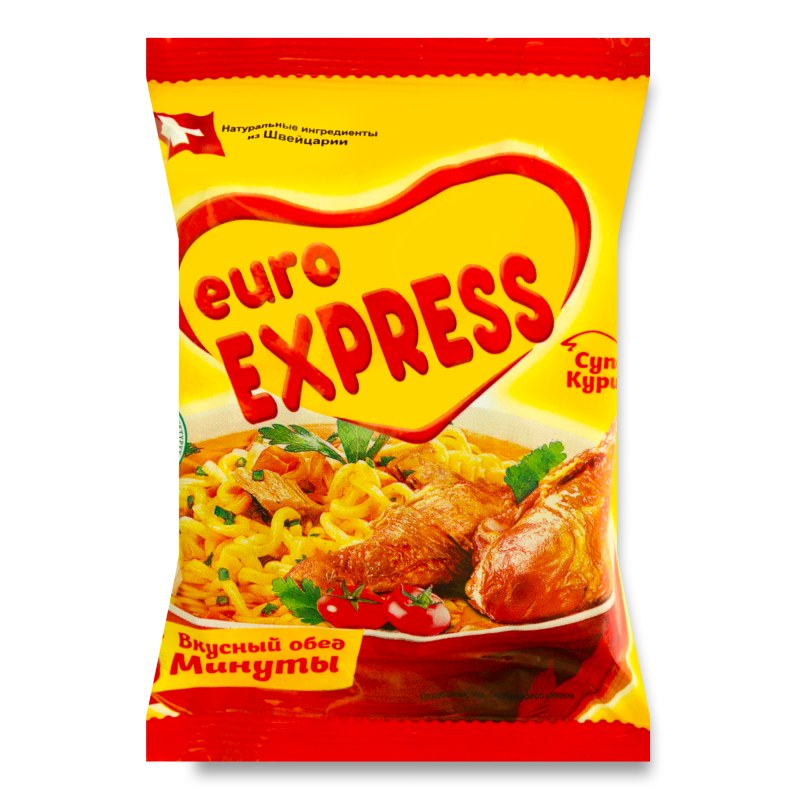 Euro Express Лапша БП 60гр