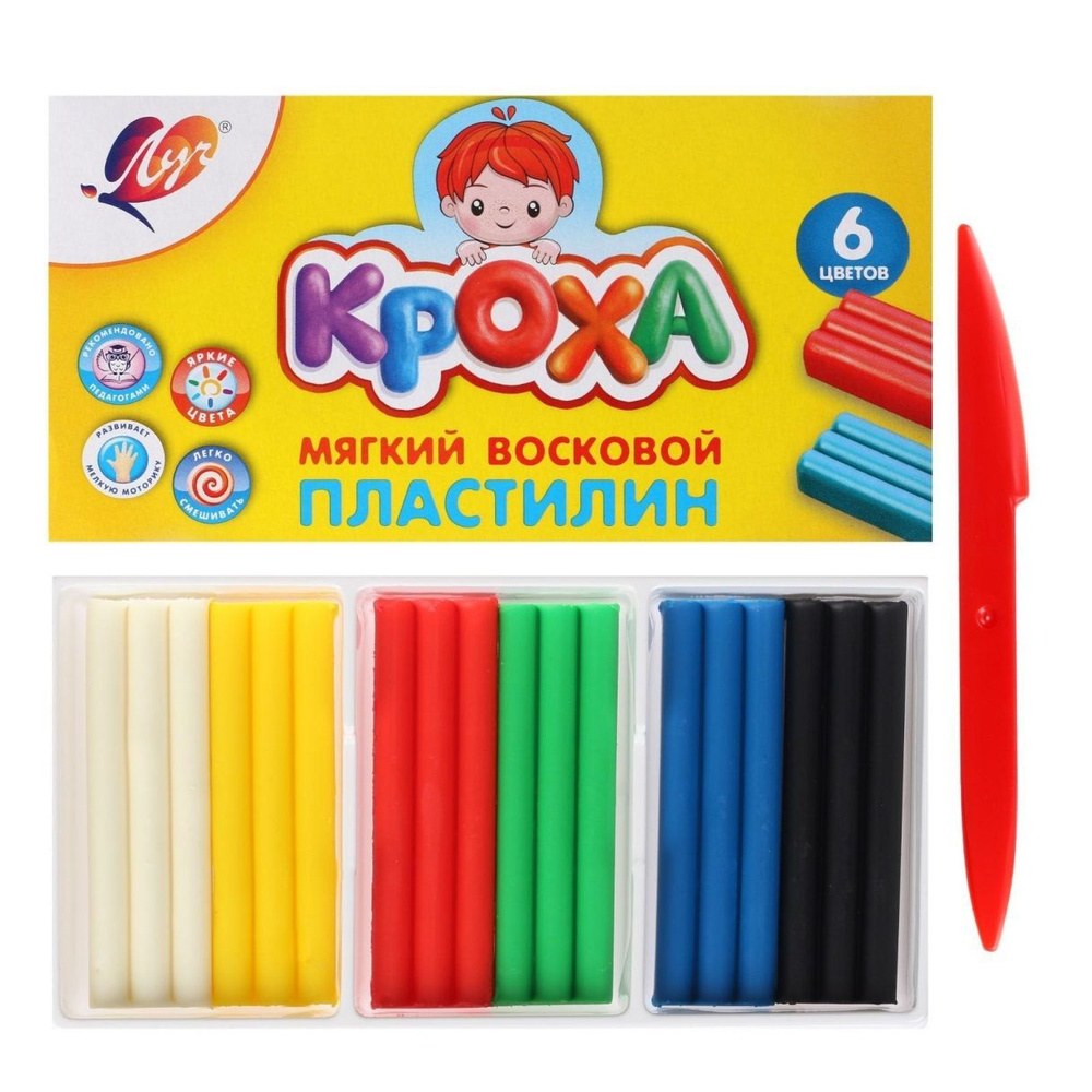 Умка Умник Пластилин 6цв
