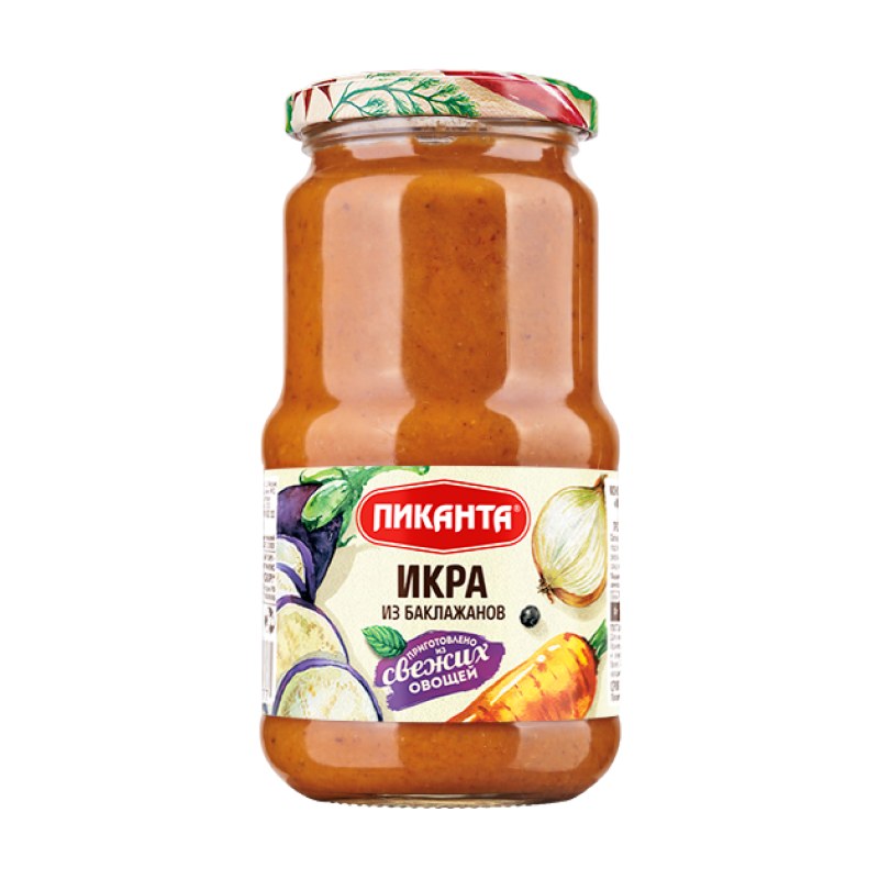 Пиканта Икра из бакалажана 450гр