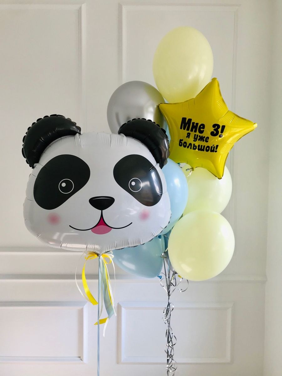 Balloon Шары Панда Shuaian 100шт