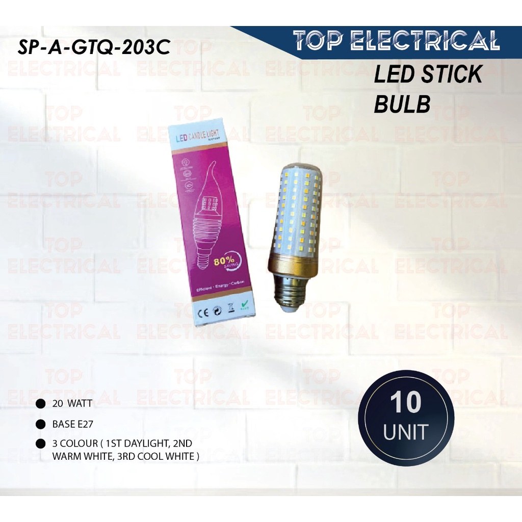 Led Billow Led Candle 20W