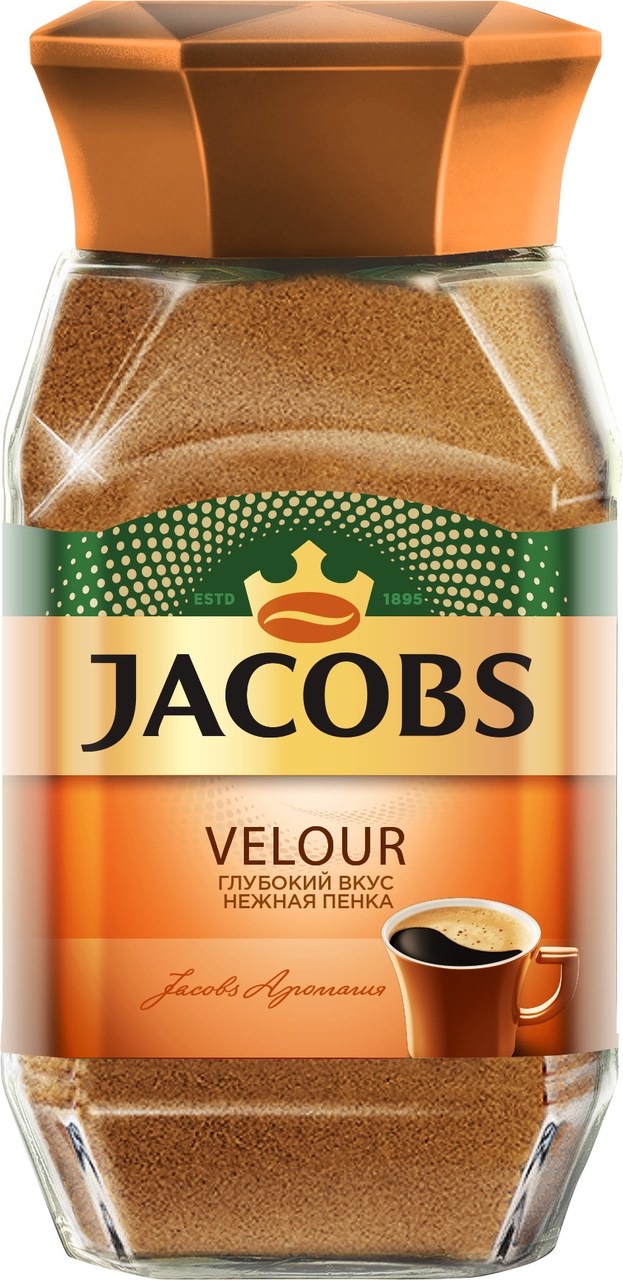 Jacobs Velour кофе с\б 95гр