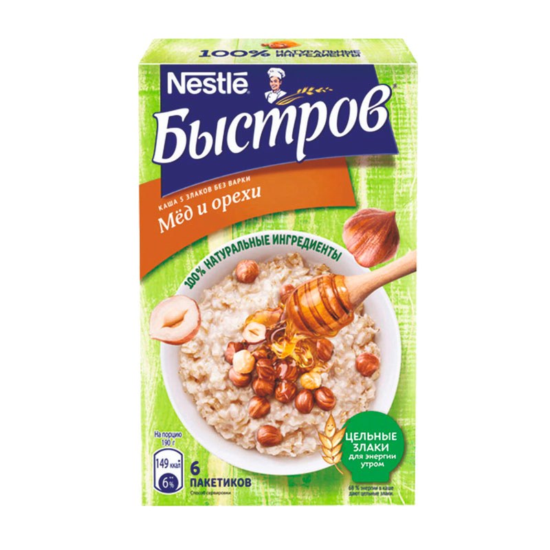 Nestle Быстров каша в ассор 240гр