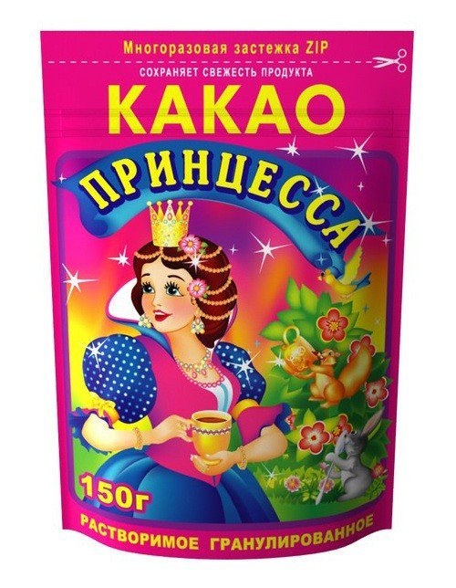 Принцесса Какао пакет 150гр