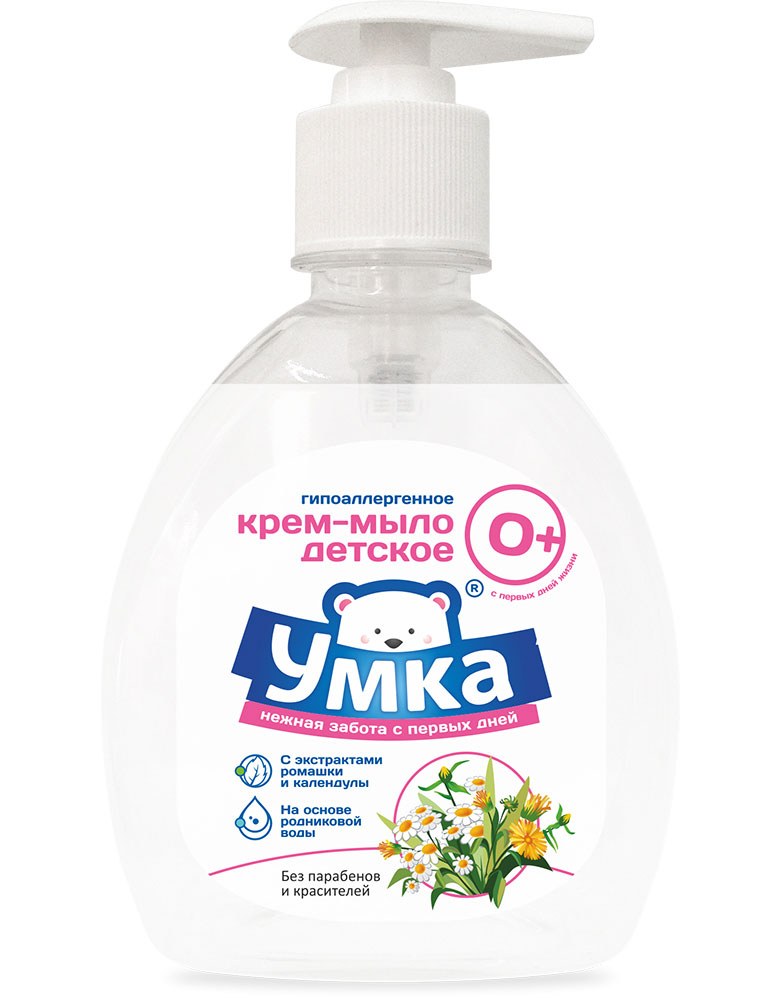 Умка дет. жит. крем-мыло (гипо) 300мл