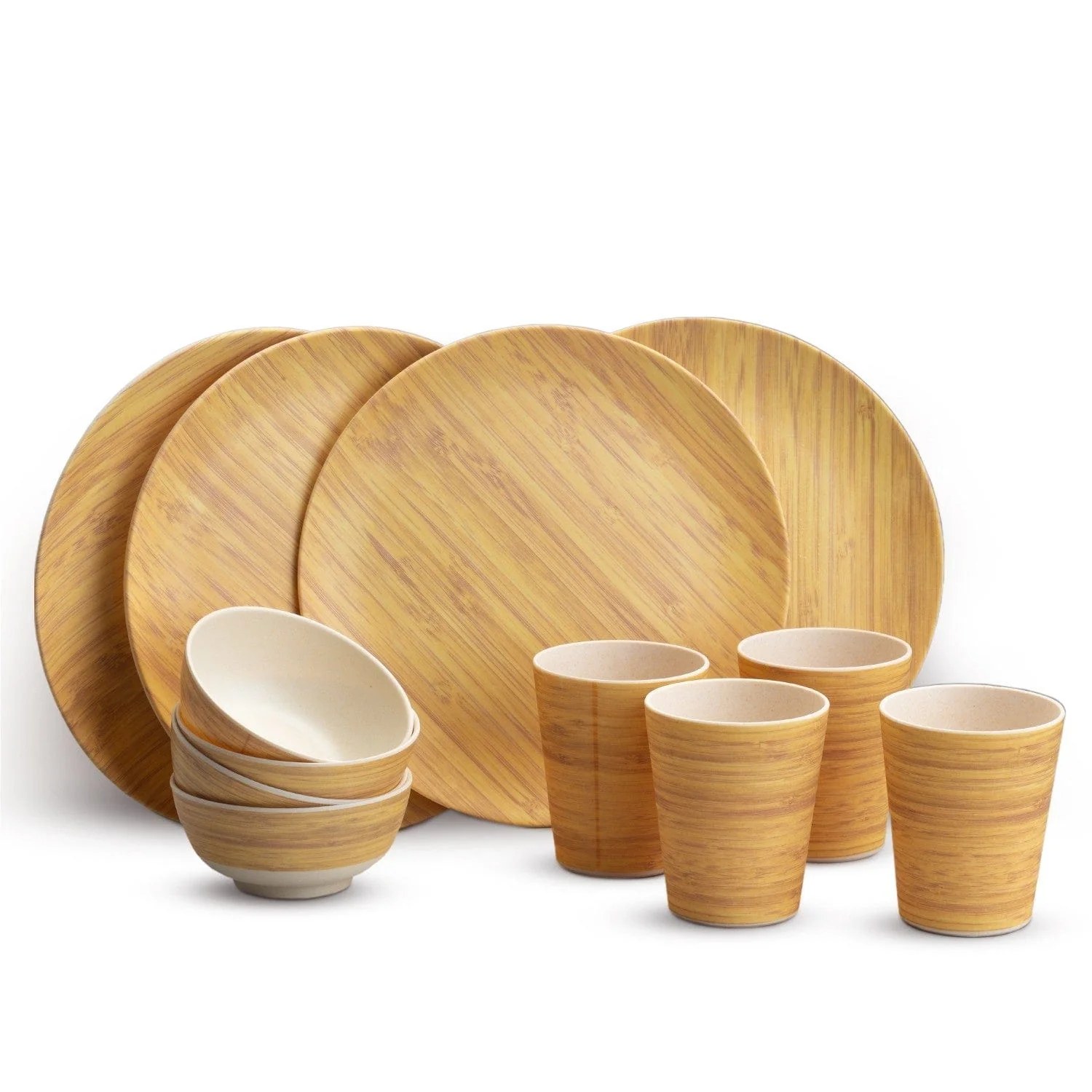 Crocodile Bamboo Fibre set посуда из Бам. 5в1