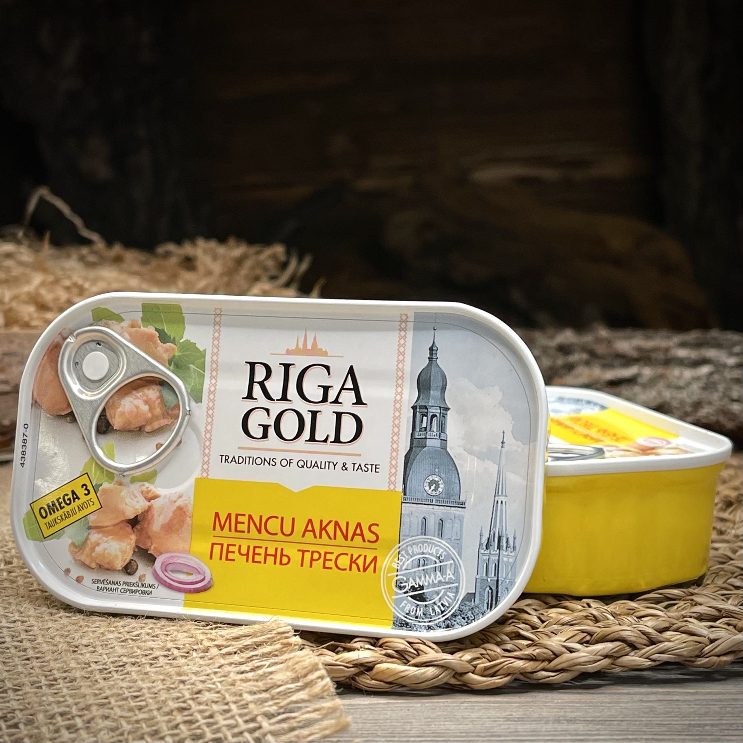 Riga Gold Печень трески 190гр