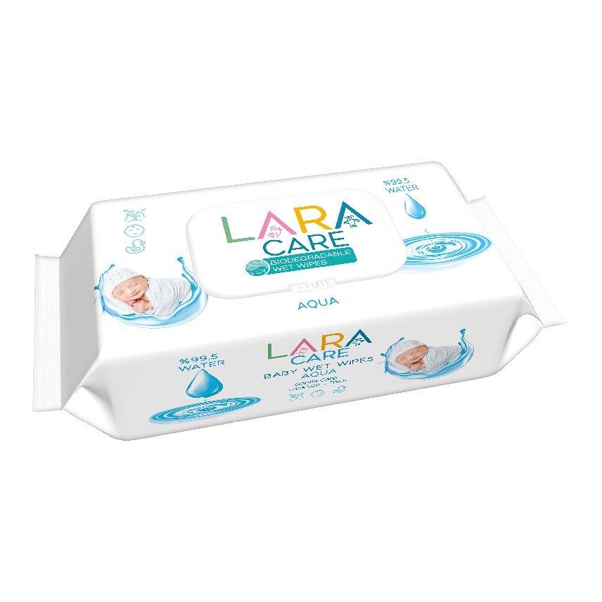 Влаж. салфетка Lara Cosmetic в ассор. 72 шт