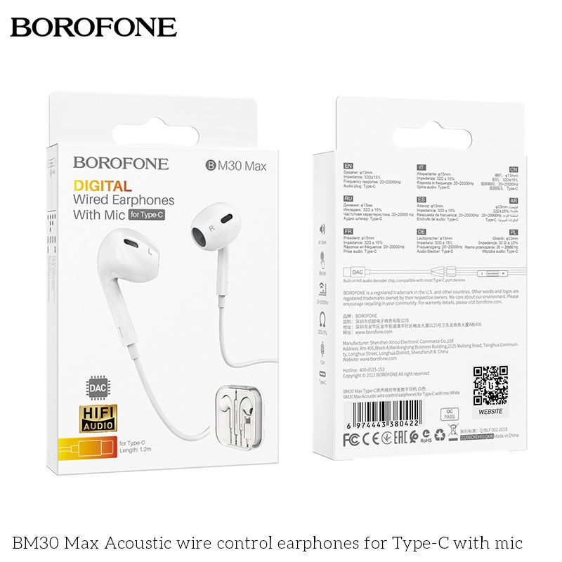 Borofone BM30 Max Naushnik