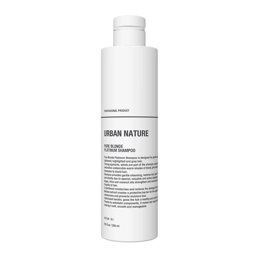 Шампунь Carbon Natural, Pure & London Бел. и Чер. 1800 мл