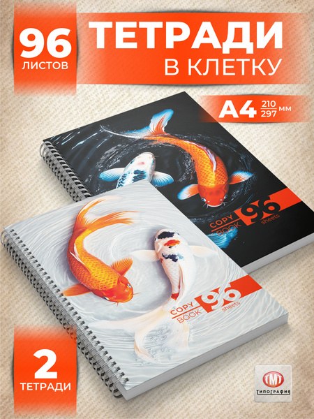 Тетрадь пружина 3х