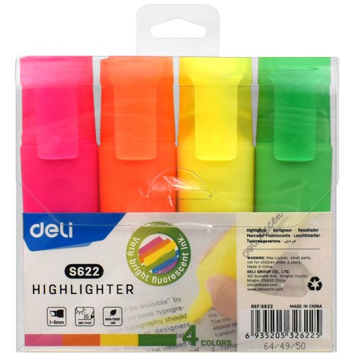 Текис Маркер Deli S622 4шт